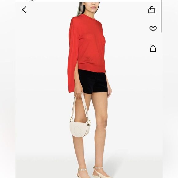 Zadig & Voltaire Emma cut-out-sleeves wool jumper Sweater NWT FLAWED - Picture 9 of 14